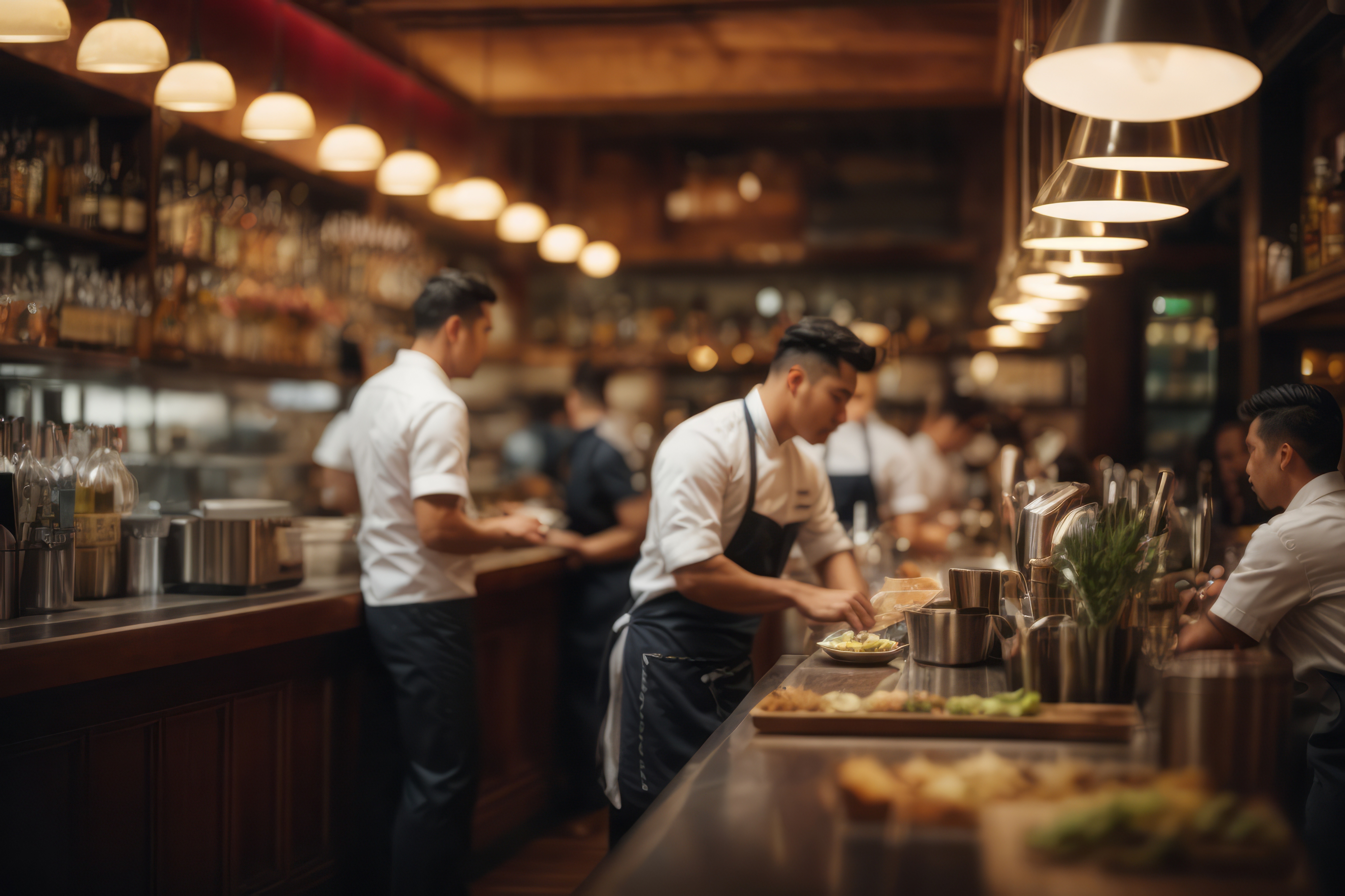 Human Resources in busy restaurants with wait staff and bartenders serving customers | vcfo Blog