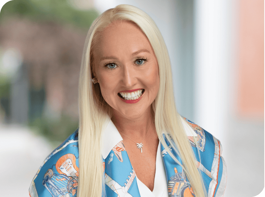 Jennifer Perry, vcfo executive, smiling in professional attire, representing leadership and financia.