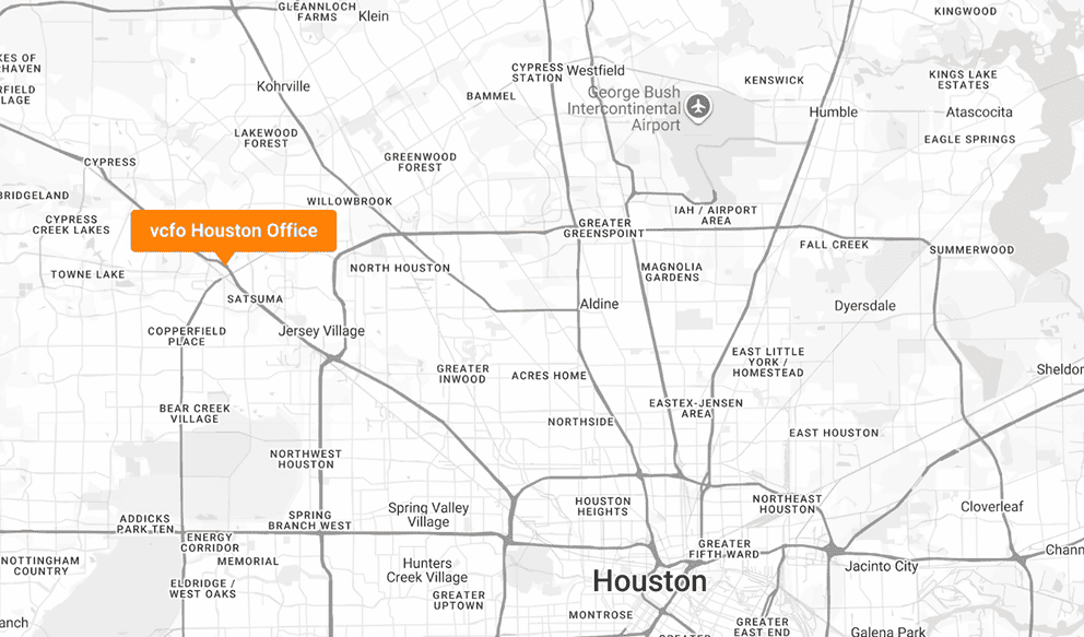 Houston business consulting office by vcfo, expert financial and HR services.
