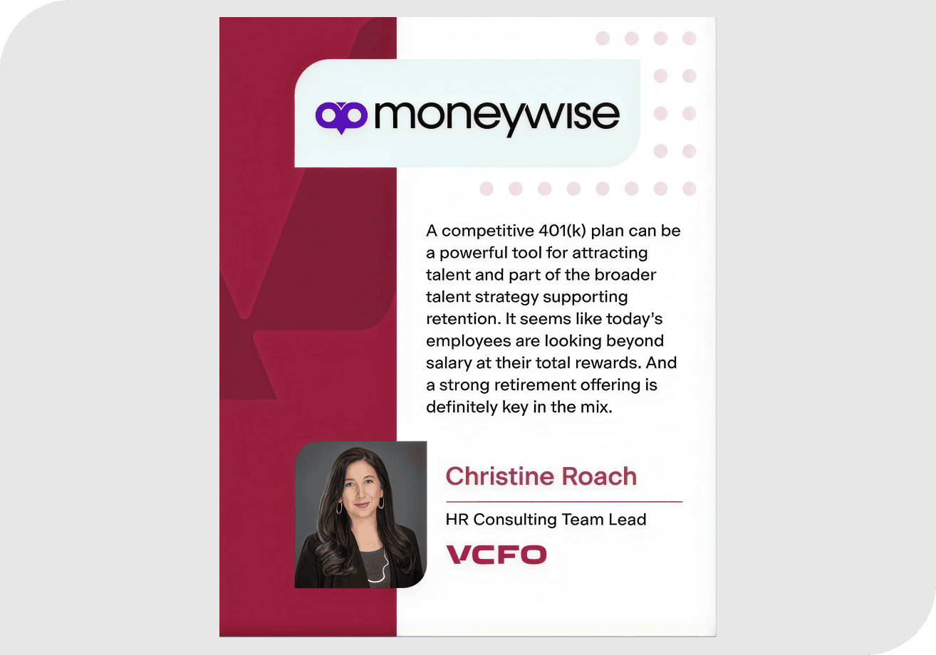 Profile of Christine Roach, HR Consulting Team Lead at VCFO.